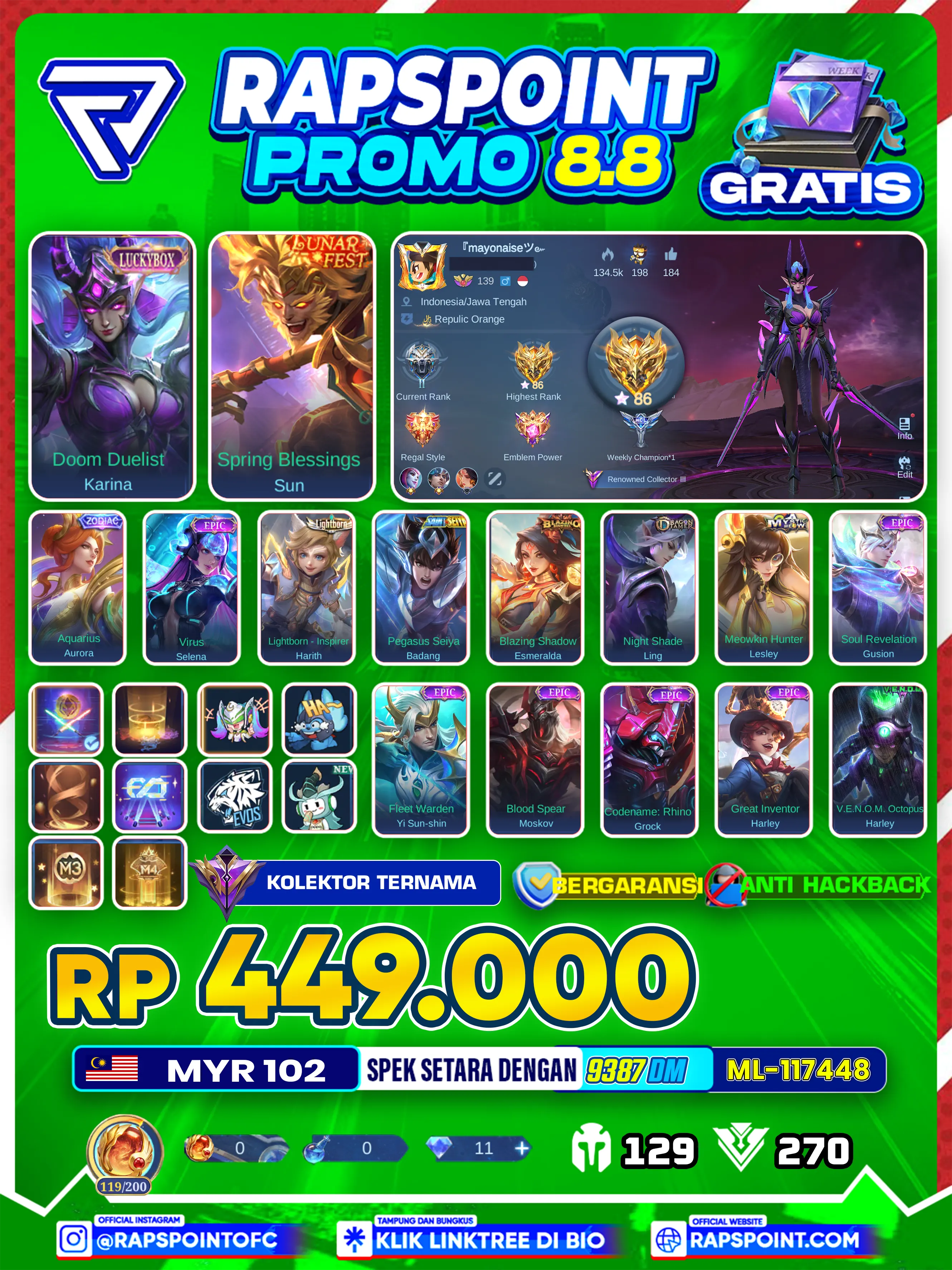 KARINA EPIC LIMIT