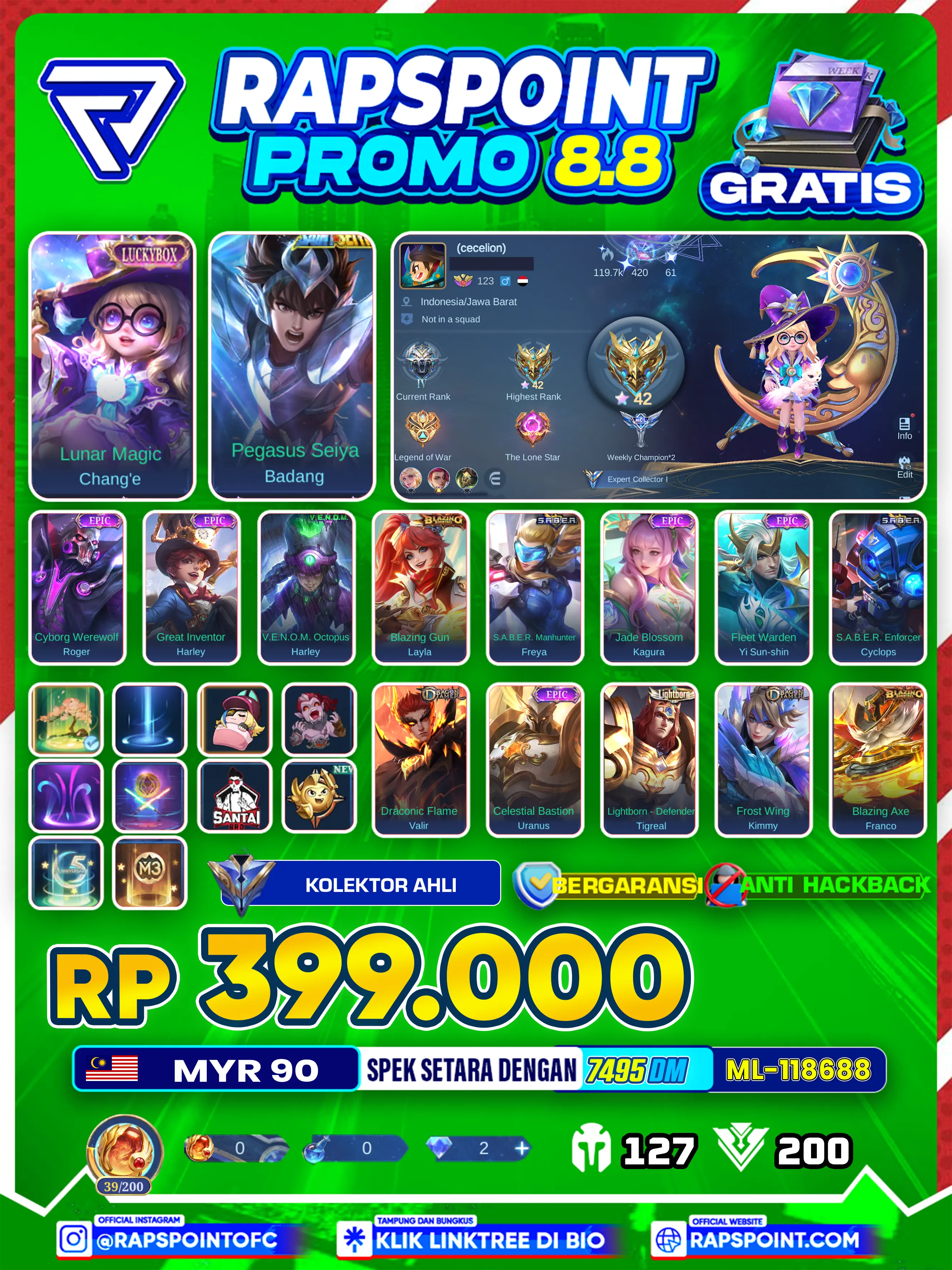 CHANGE EPIC LIMIT