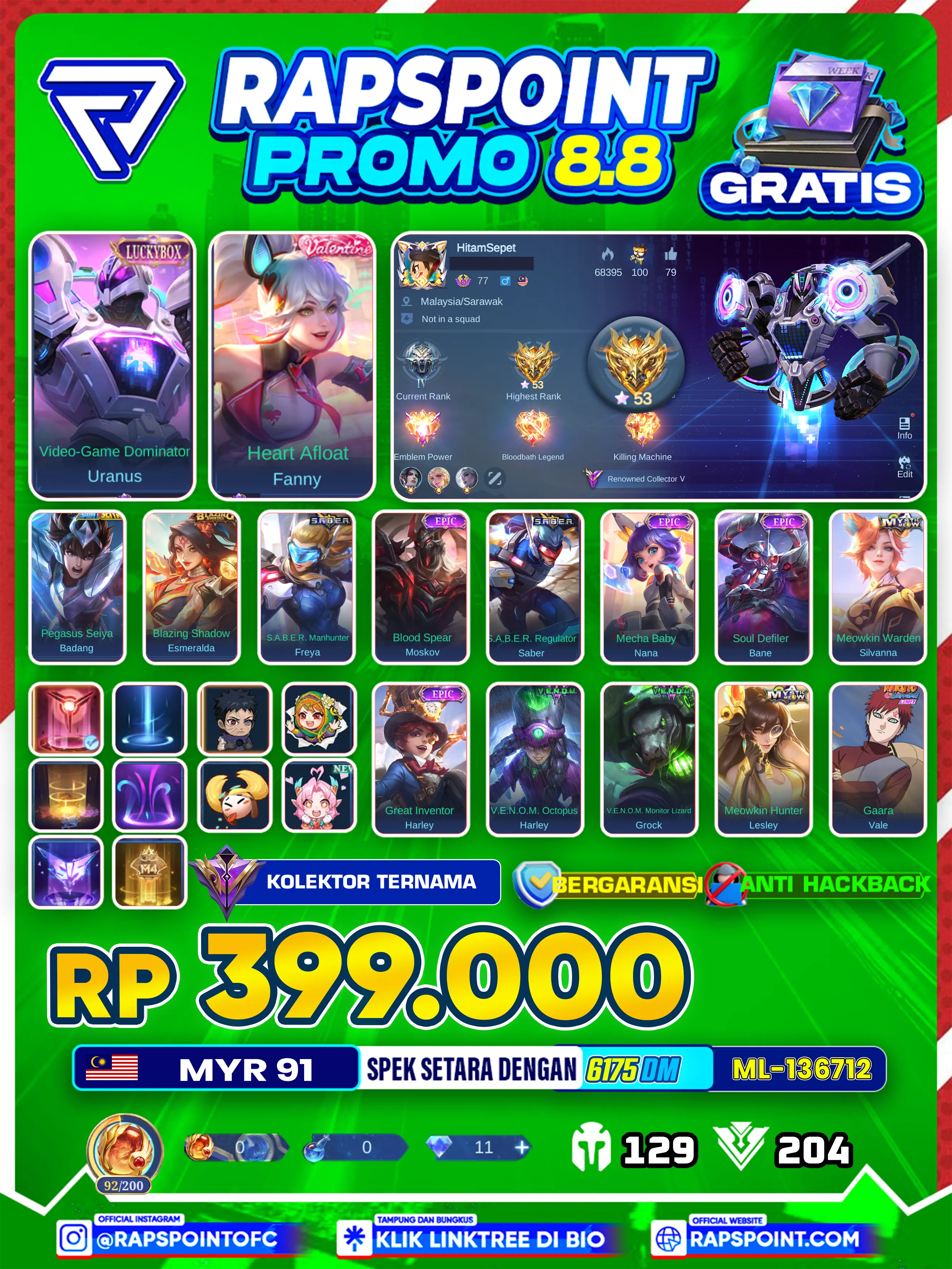 URANUS EPIC LIMIT