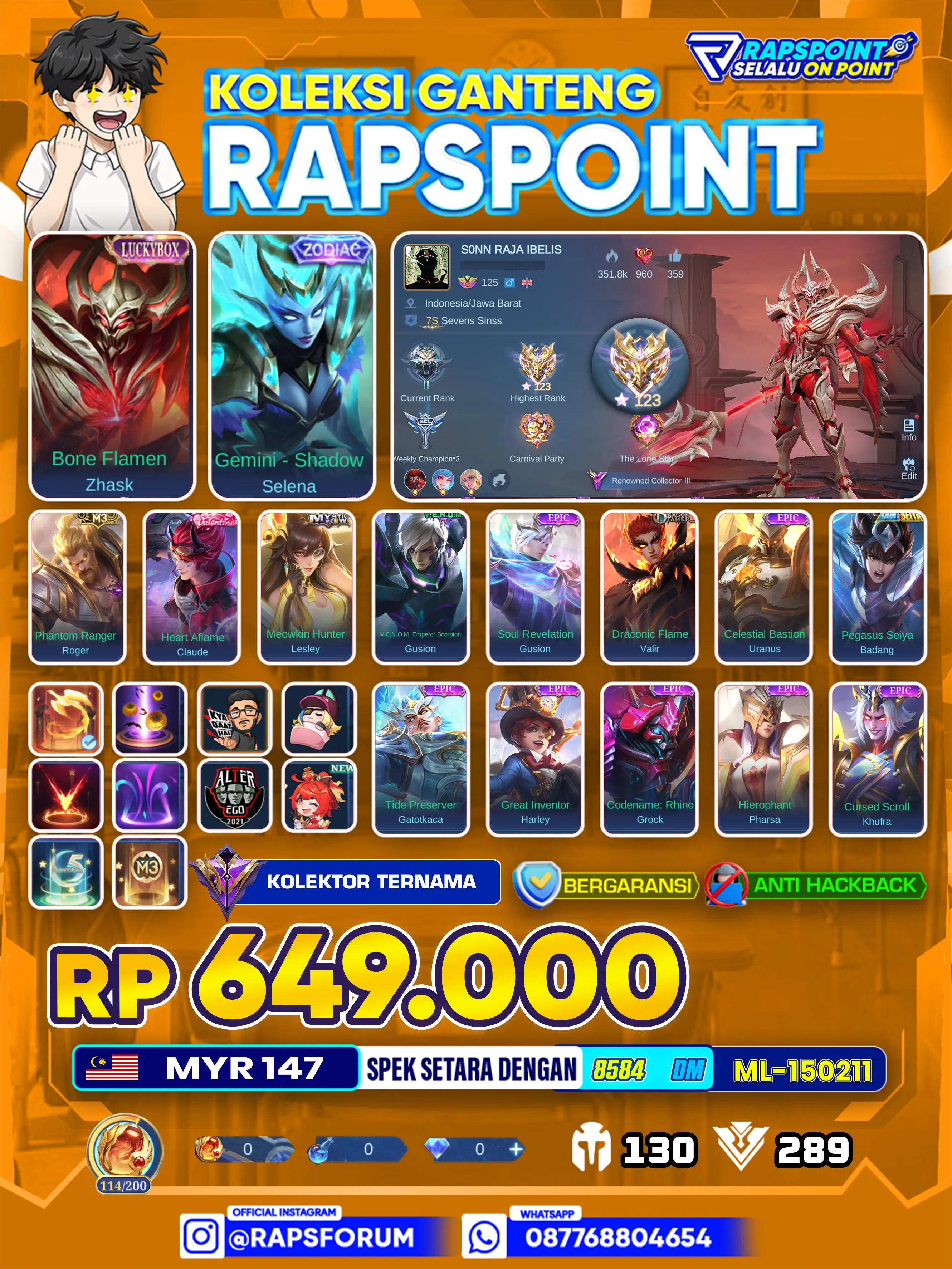 ZHASK EPIC LIMIT