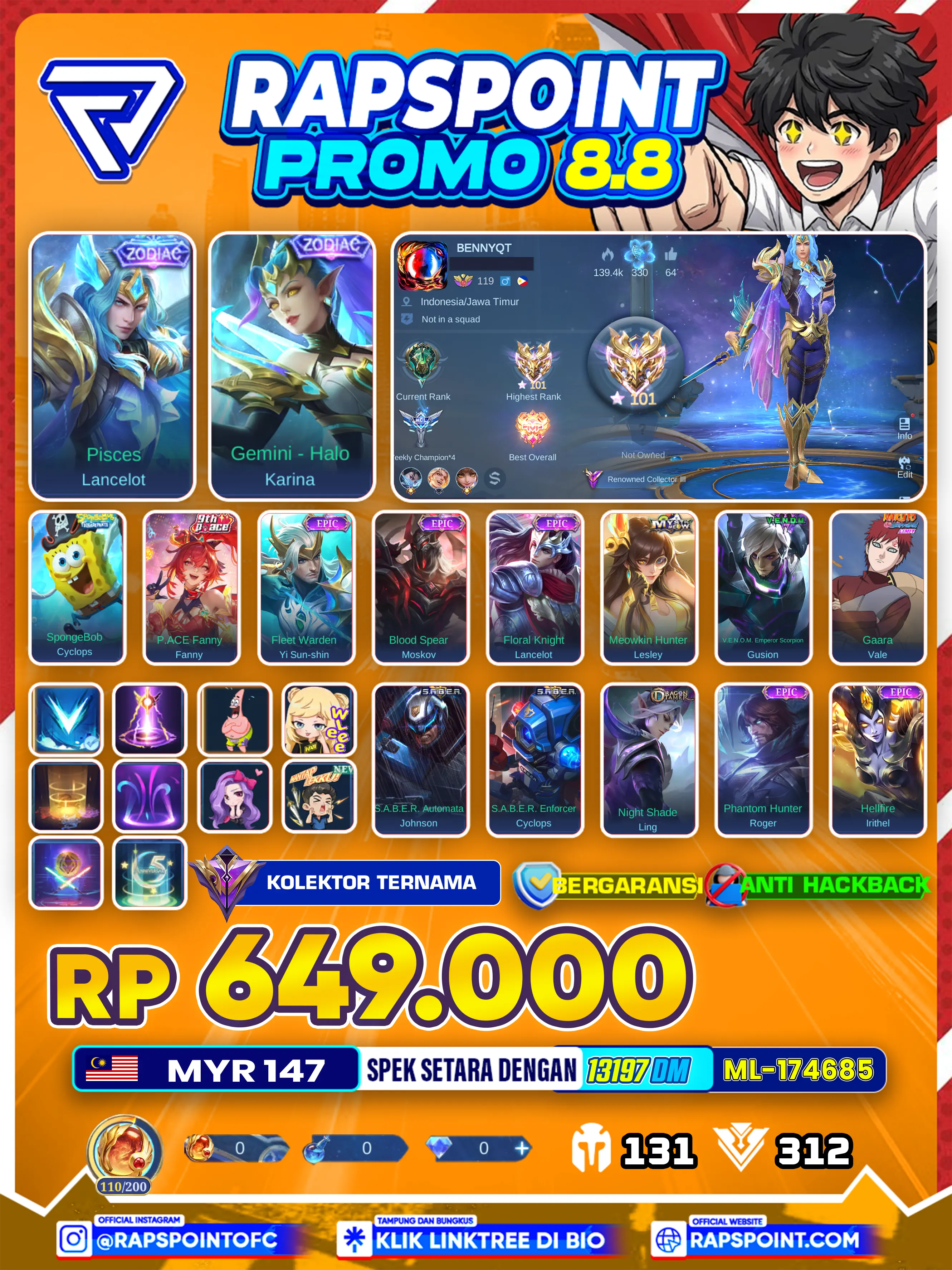LANCELOT ZODIAC