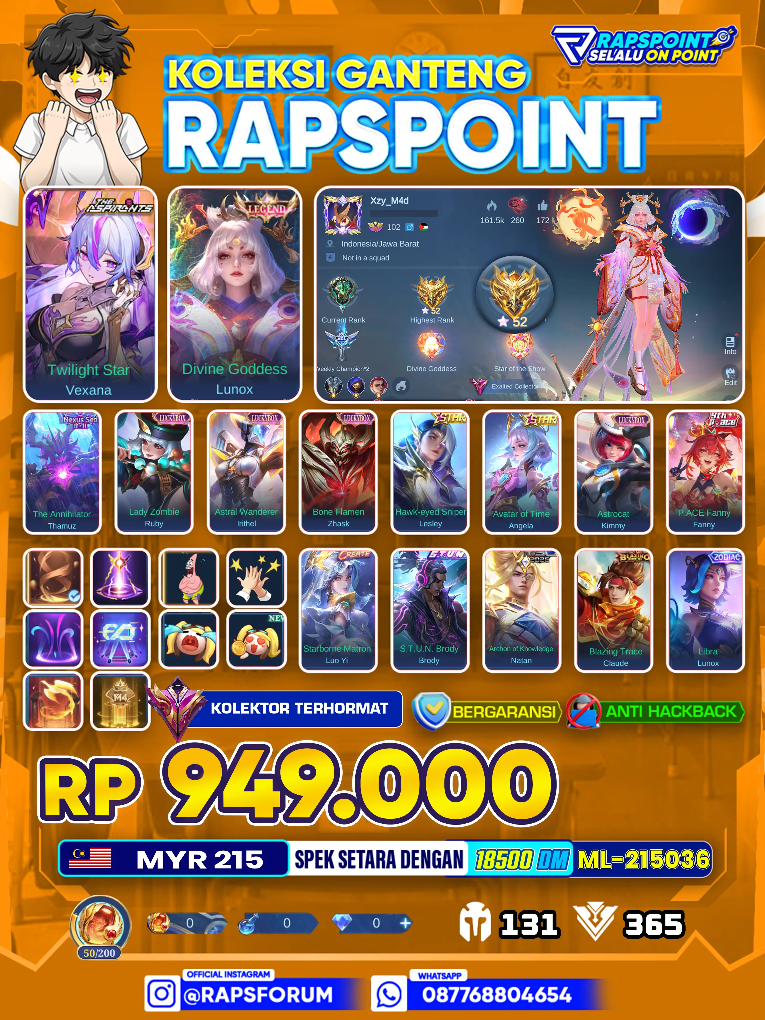 LUNOX LEGEND