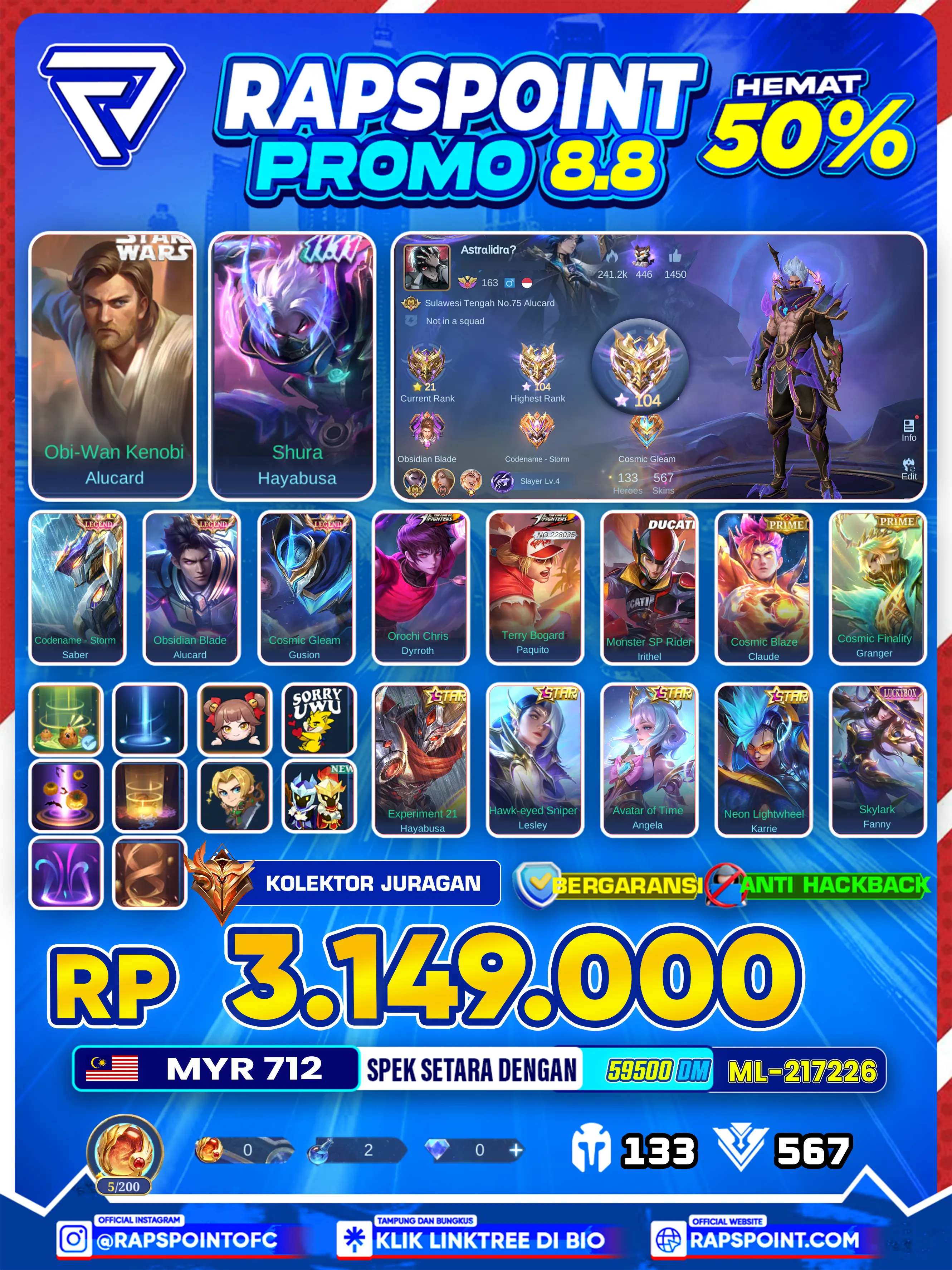 Beli Akun HAYABUSA 11.11