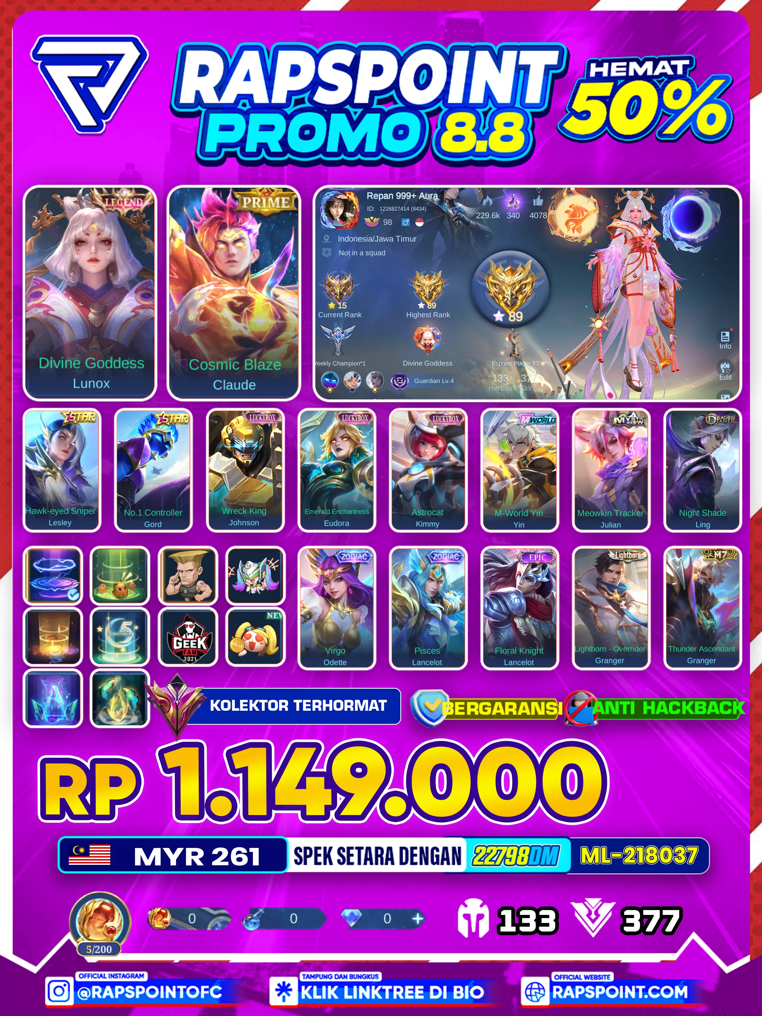 LUNOX LEGEND