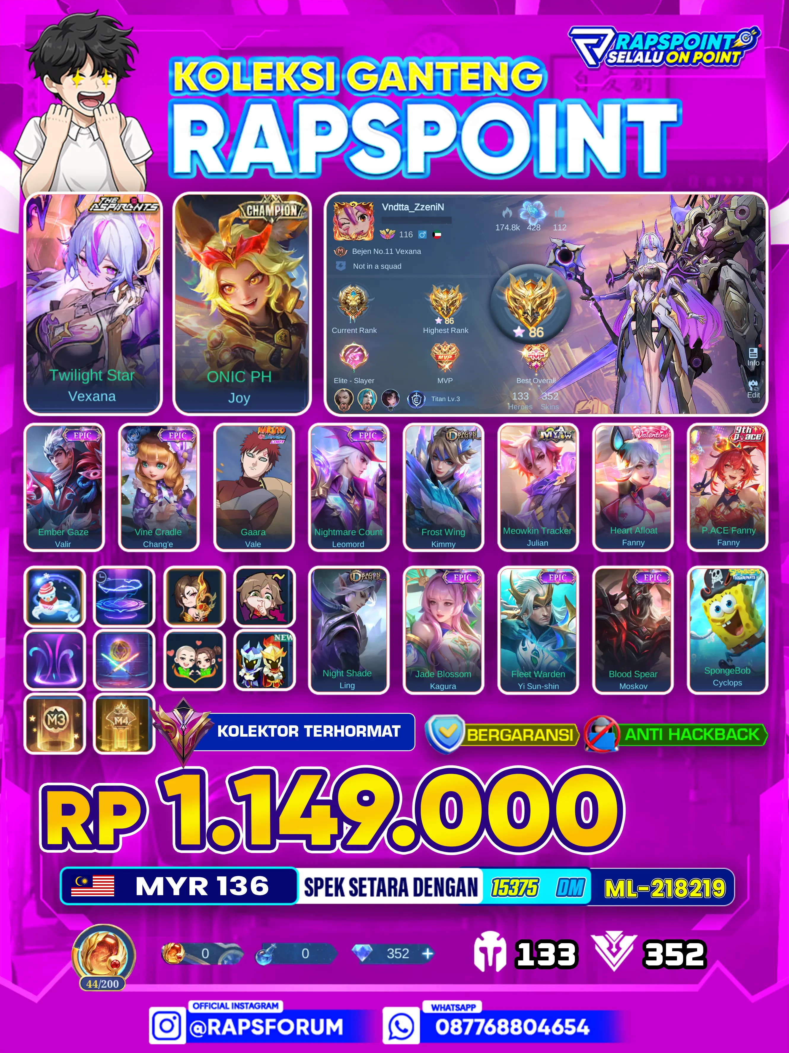 VEXANA ASPIRANTS