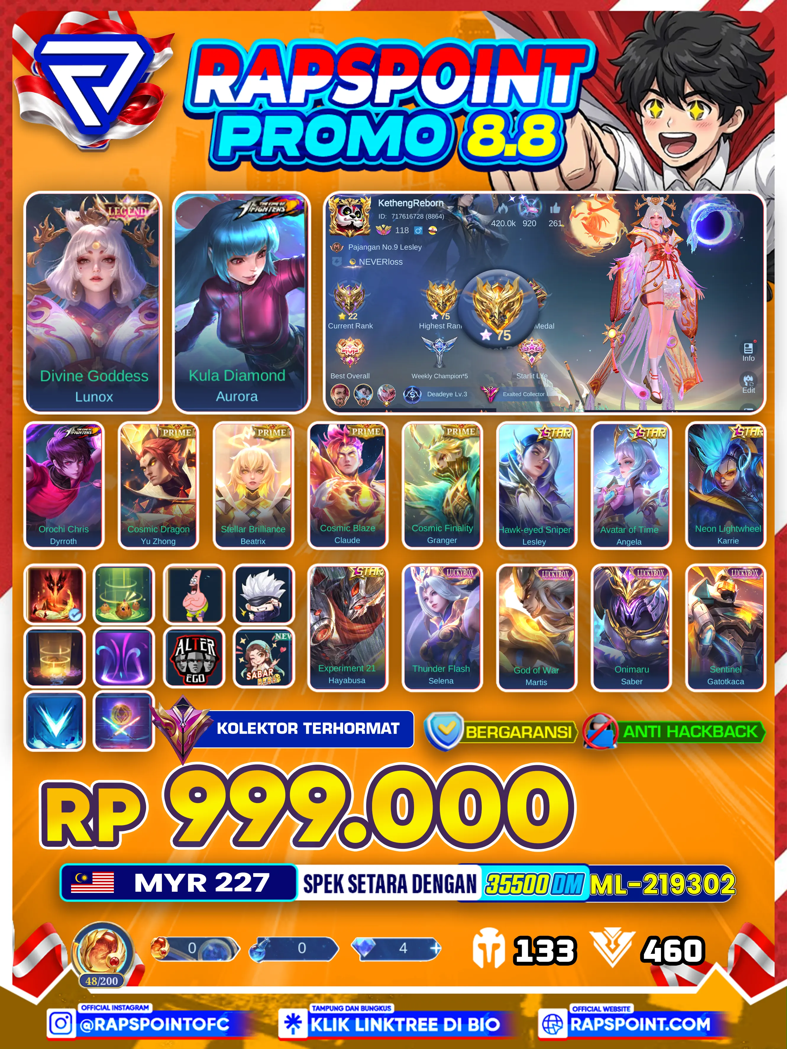 LUNOX LEGEND
